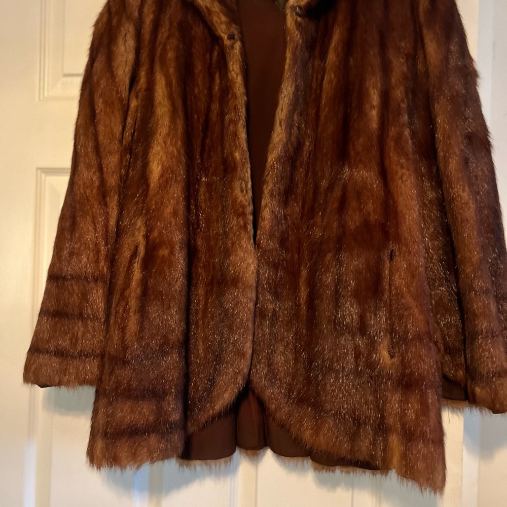 Fabulous Furs Brown Teddy Jacket Luxurious Plush Design